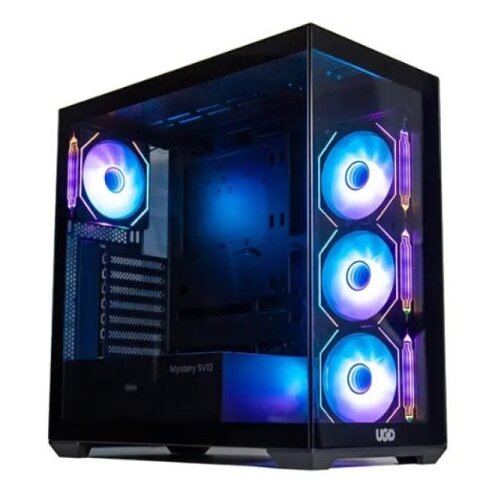 UGD Mystery SV13 ATX, providna stranica, ugradjena 4xRGB kulera, Crno Kućište Cene