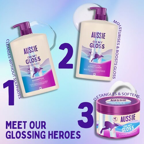 Aussie Oh My Gloss Hydrating Conditioner posvetlitveni in vlažilni balzam 1000 ml Slike