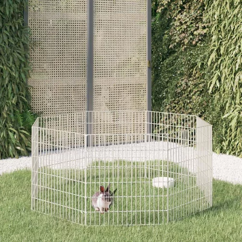  Kavez za zečeve s 8 panela 54 x 60 cm od pocinčanog željeza