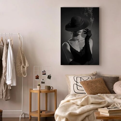  Slika - Black Elegance (1 Part) Vertical 80x120 Akustična Slike