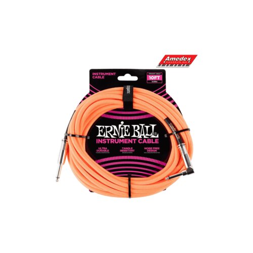 Kabal INSTR. Ernie Ball 6079, 6,3-6,3U, 3m, Neon Orange Cijene