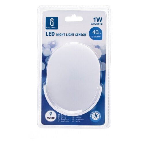 Aigostar LED noćno svetlo sa senzorom LED/1W/230V ovalno Slike
