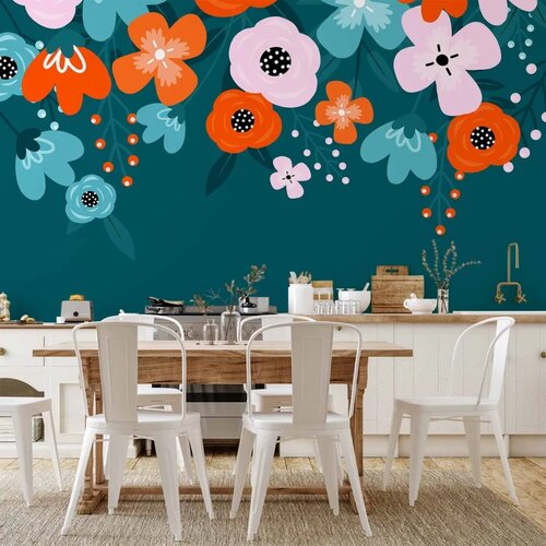  Foto tapeta - Colorful Bloom - Third Variant 200x140 Cene