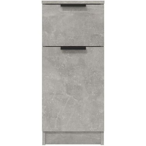  Komoda siva boja betona 30 x 30 x 70 cm od konstruiranog drva Slike