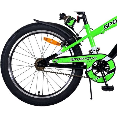  Dječji bicikl Volare Sportivo 20&amp;quot; zeleni s dvije ručne kočnice Slike