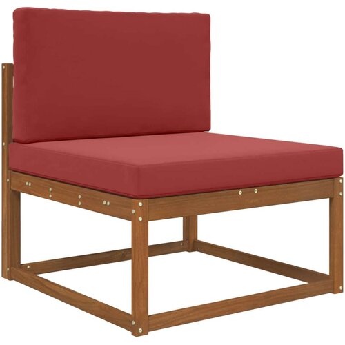  Jastuk za vanjsku sofU 2 pcs boja crnog vina Poliester - boja crnog vina 80 x 80 cm 1x sjedalo +1x naslon (3D bez bartaga) Slike