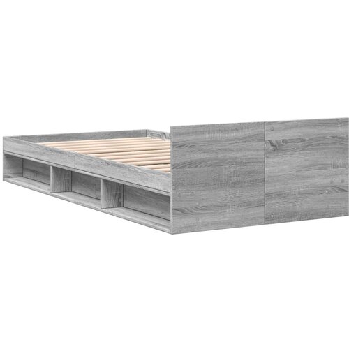 VidaXL okvir za krevet s ladicom boja hrasta 100x200 cm drveni Slike