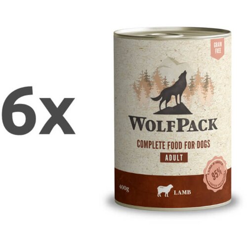 WolfPack adult - jagnjetina 6 x 400 g Cene