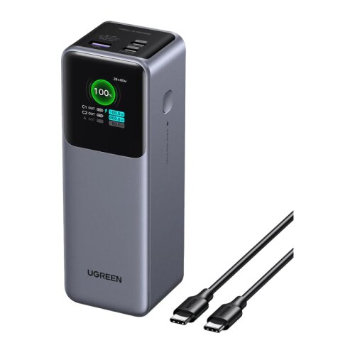 Ugreen prenosna polnilna baterija 25.000mAh, 200W s pametnim digitalnim zaslonom Cene