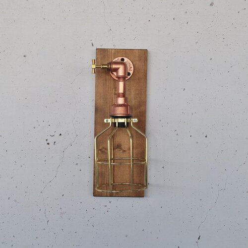 Opviq Pp170 woodenrose gold wall lamp Slike