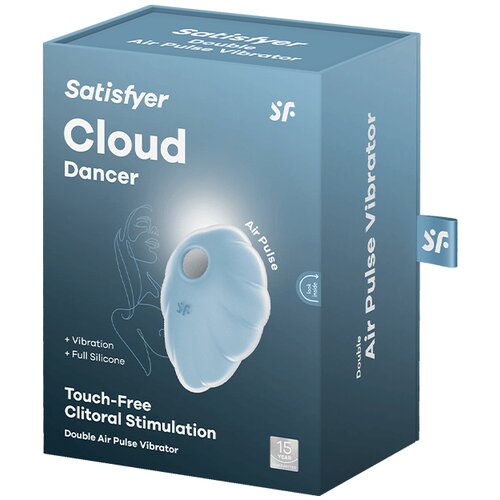 SATISFYER AIR Klitoralni Stimulator Satisfyer Cloud Dancer Blue Slike