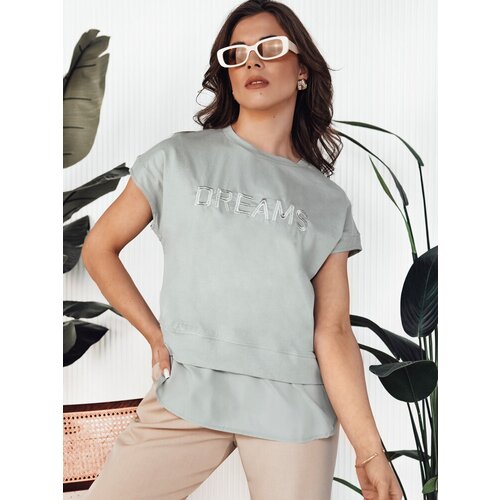 DStreet T-shirt damski DREAMY miętowy Slike