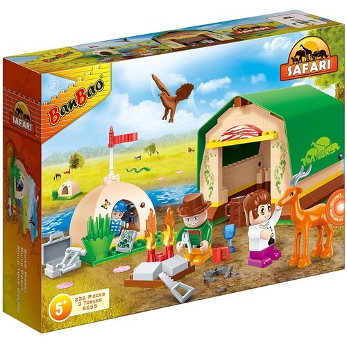Banbao SAFARI Kocke Set za kamp, 226 komada Slike