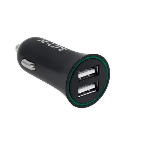 M-life Polnilec za avto, 2xUSB 2100mA Cene