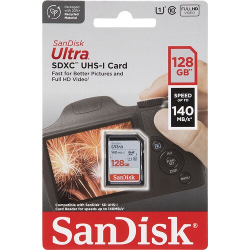 San Disk Ultra SDXC UHS-I 128GB 140MB/s SDSDUNB-128G-GN6IN Cijene
