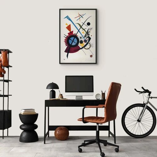  Slika - Wassily Kandinsky &amp;ndash; Violett 60x90 U crnom drvenom okviru Slike