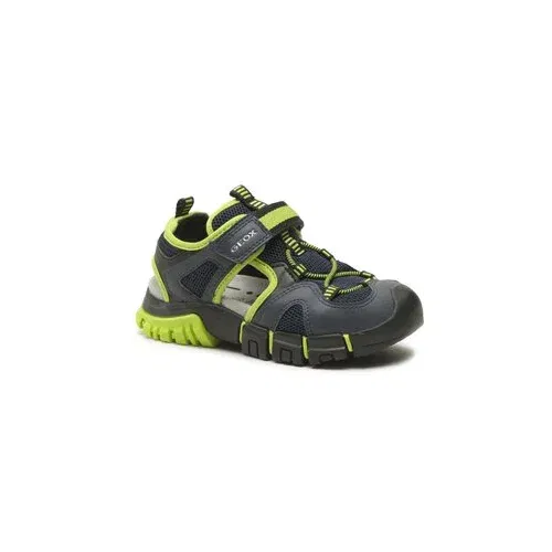 Geox Sandali J Sandal Dynomix Boy J35GHA014MEC0749 S Mornarsko modra