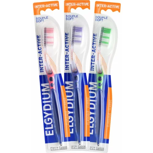 Elgydium Inter-Active Soft zobna ščetka soft 1 kos