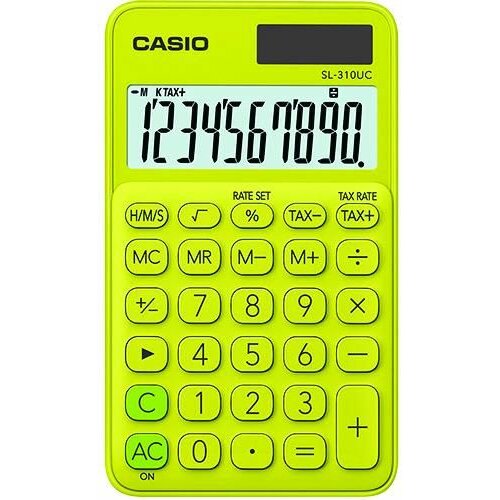 Casio Kalkulator džepni/ žuti SL 310 Slike