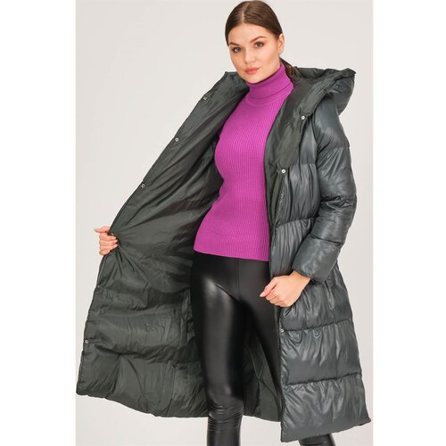 Dewberry Z6730 HK STYLE LADY COAT-GREEN Cene