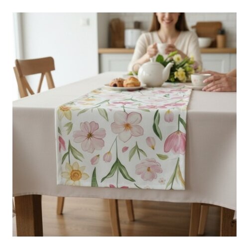  Stolnjak 140x180cm + Raner 40x140cm - JT Pink ( VLK5010083-pink1 ) Cene