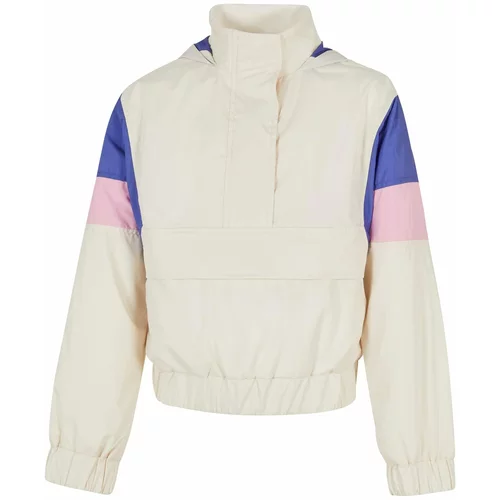 Urban Classics Kids Prijelazna jakna kraljevsko plava / roza / prljavo bijela