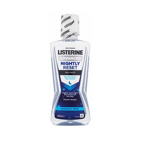 Listerine Advanced Nightly Reset Mild Taste Mouthwash ustna vodica 400 ml unisex