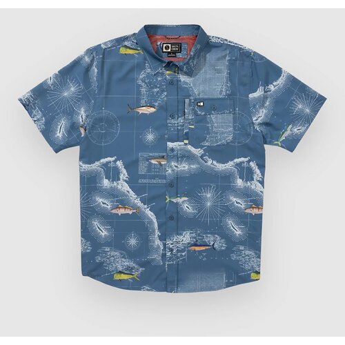 Salty Crew Flagship Uv Button Up Srajca channel blue Cene