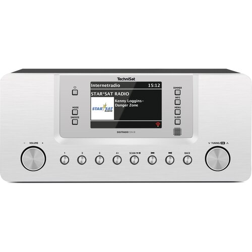 Technisat Digitradio 574 IR internet stolni radio DAB+ (1012), UKW (1014) AUX, Bluetooth®, internetski radio , USB srebrna Cijene