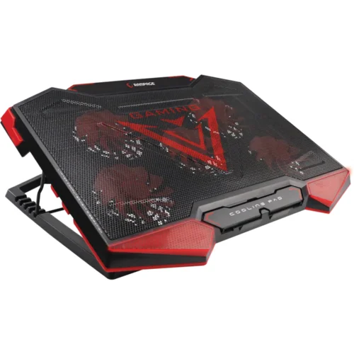 POSTOLJE za notebook gaming RAMPAGE 15"-17", Addison AD-RC5 black, 5 ventilatora i 2 USB