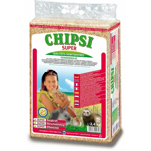 Chipsi Super, stelja za glodavce - drvene strugotine, 60 l / 3.4 kg