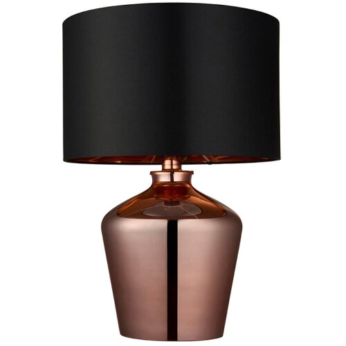 Endon 61149 - stona lampa waldorf 1xE27/10W/230V bakrena/crna Slike