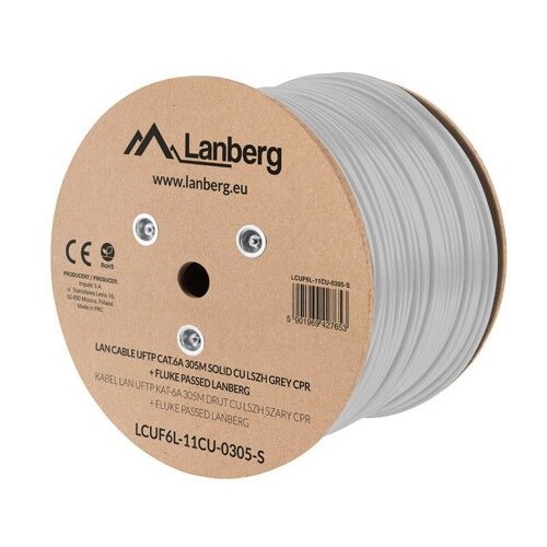 Lanberg CABLE UFTP CAT. 6A 305M WIRE CU LSZH GRAY Cijene