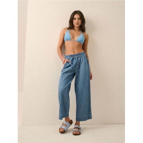Sinsay Culotte traperice s tekstilnim remenom Slike