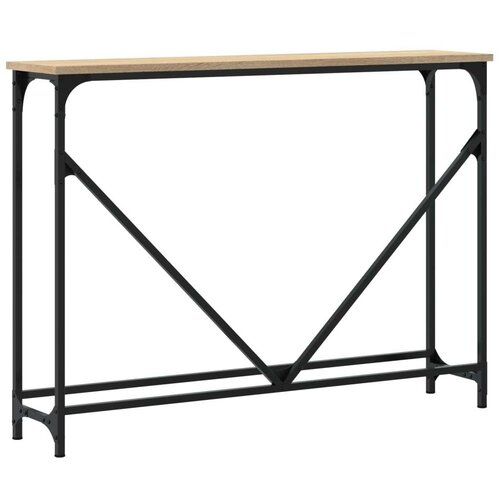  Konzolni stol boja hrasta 102 x 22 5 x 75 cm konstruirano drvo Slike