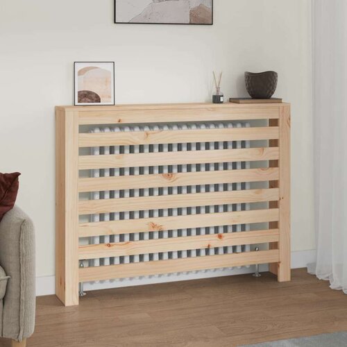  Pokrov za radijator 108 5 x 19 x 84 cm od masivne borovine Slike