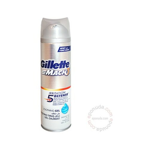 Gillette Mach 3 irritation defense gel za brijanje 200ml 502294 Slike