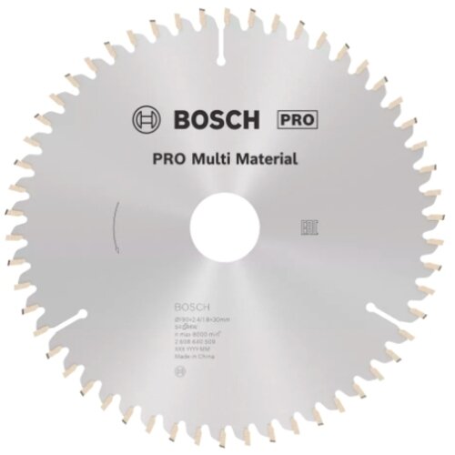 Bosch list kružne tester 190&amp;times;2,4&amp;times;30 mm PRO Multi material Slike