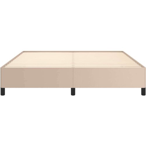  Okvir Za krevet boja cappuccina 180x200 cm od umjetne kože Slike