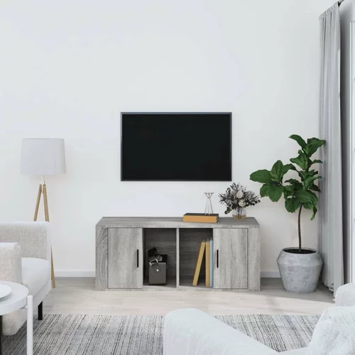 TV omarica siva sonoma 100x35x40 cm inženirski les, (20730816)