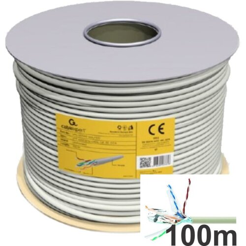 Gembird &amp;quot;FPC-6004-SOL/100 kabl UTP cat.6E 100m sivi&amp;quot; Slike