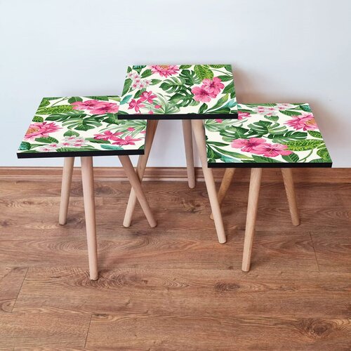 Hanah home set klub stočića 3Shp362, 3 komada, Plava Cene
