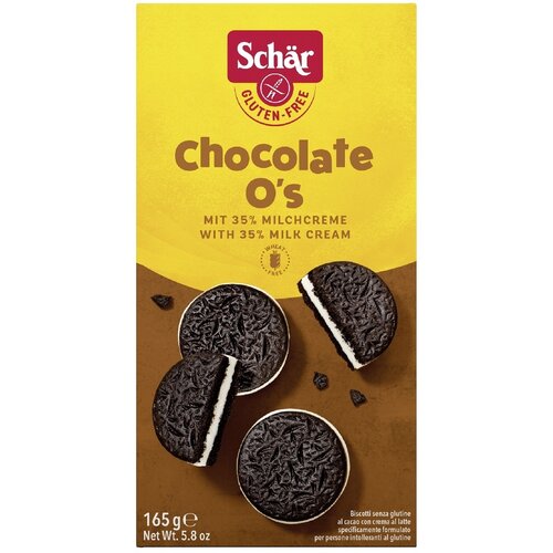 Schar chocolate o&amp;#039;s keks sa mlečnim prelivom 165g Slike