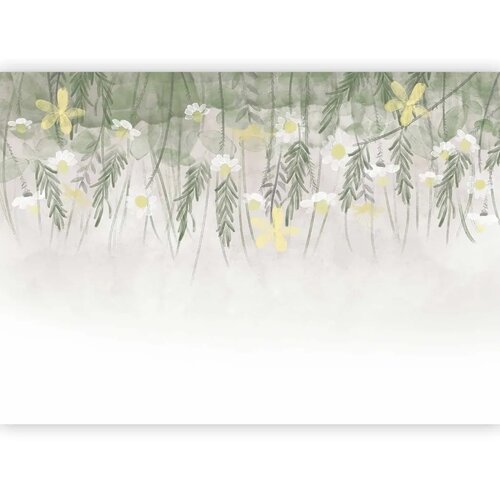  Foto tapeta - Home herbarium - subtle floral motif with flowers in watercolour style 450x315 Cene