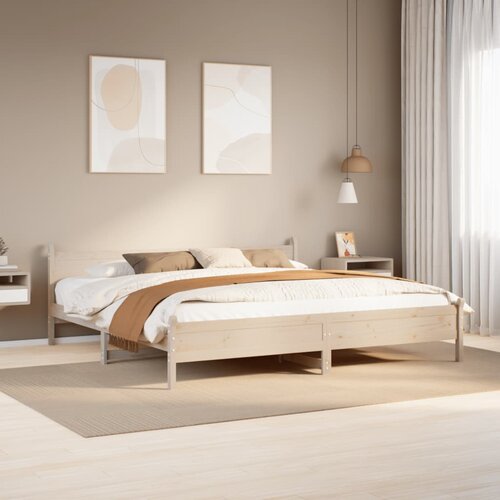 vidaXL Okvir kreveta bez madraca 180 x 200 cm od masivne borovine Cijene