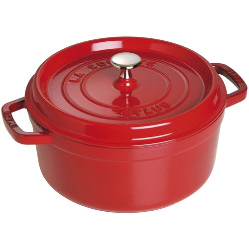 Staub Round Cast Iron Pot - 3.8 ltr, Red Cijene