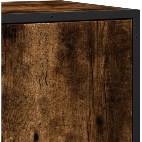 VidaXL Komoda boja hrasta 35,5x35x76 cm konstruirano drvo i metal Slike