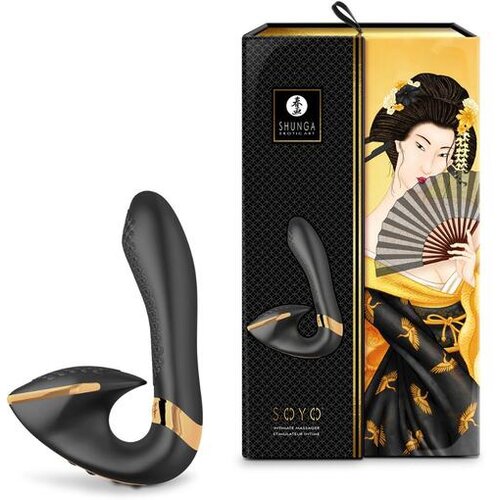 Shunga Sex Toys Vibrator Soyo Black Cene
