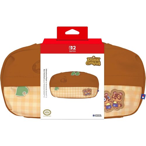 Hori Adventure Pack Animal Crossing Wood Brown ramenska torba rjave barve za Nintendo Switch 1 & 2 Cene