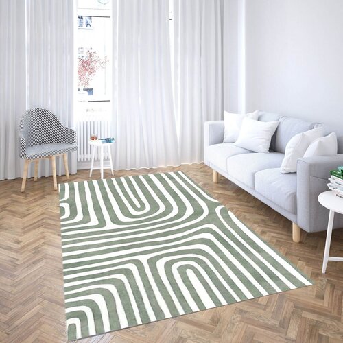 Conceptum Hypnose tepih CG_108, pravougaoni, 100 x 140 cm, sivo-bijeli Cene